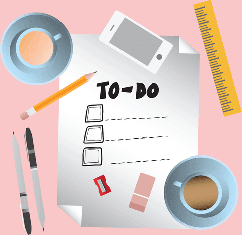 planner elements on transparent background encouraging organization - Download Free Stock Videos Pikwizard.com