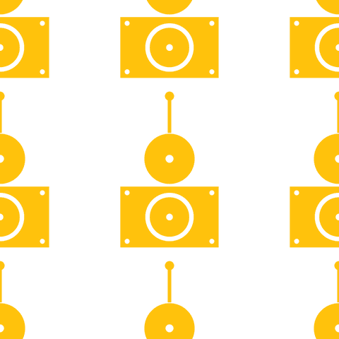 Seamless Yellow Symbol Pattern on Transparent Background - Download Free Stock Videos Pikwizard.com