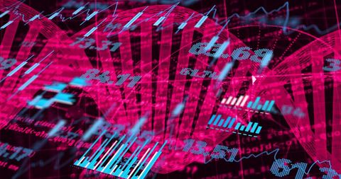 Digital Stock Market Analysis with Dynamic Data Visual - Download Free Stock Images Pikwizard.com