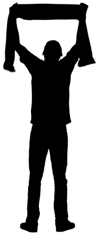 Silhouette of Man in Energetic Pose on Transparent Background - Download Free Stock Videos Pikwizard.com