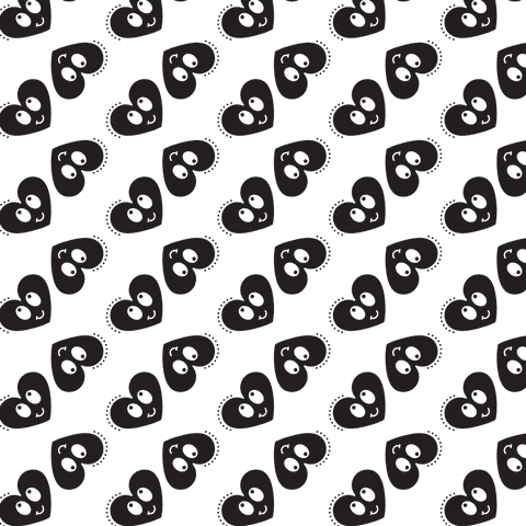 Abstract Heart Pattern with Black Shapes on Transparent Background - Download Free Stock Videos Pikwizard.com