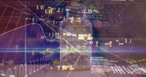 Digital Interface with Data Streams and Financial Analytics Visions