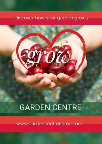 hands holding cherries promoting growth and care - Download Free Stock Templates Pikwizard.com