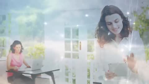 Digital Collaboration in Modern Workspace Highlighting Innovation