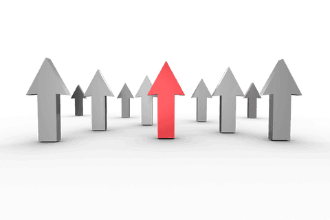 upward arrows on transparent background symbolizing growth - Download Free Stock Videos Pikwizard.com