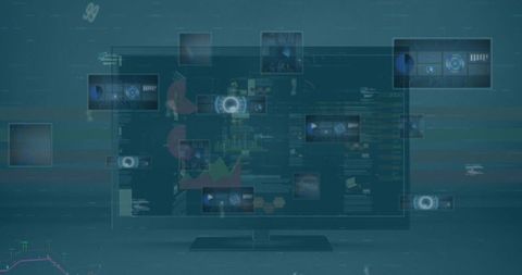 Cutting-Edge Digital Analytics Interface with Futuristic Design Elements - Download Free Stock Images Pikwizard.com