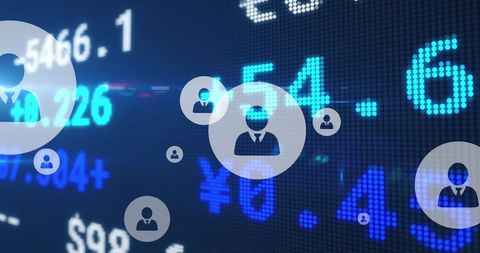 Global Networking Advances on Digital Financial Interfaces - Download Free Stock Images Pikwizard.com