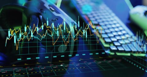 Futuristic Financial Data Analysis Over Computer World - Download Free Stock Images Pikwizard.com