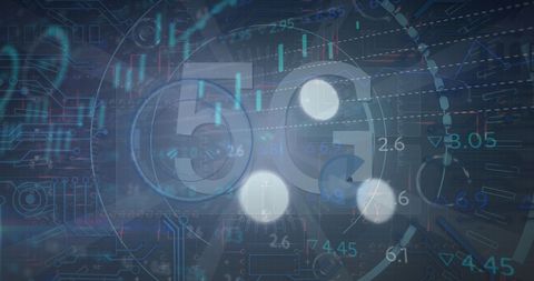 Futuristic 5G Network and Data Processing Concept - Download Free Stock Images Pikwizard.com
