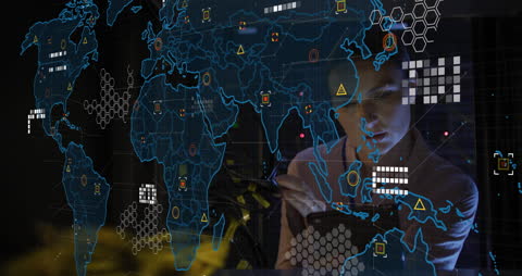 Analyzing Global Data Innovations on Transparent DigitalScreens