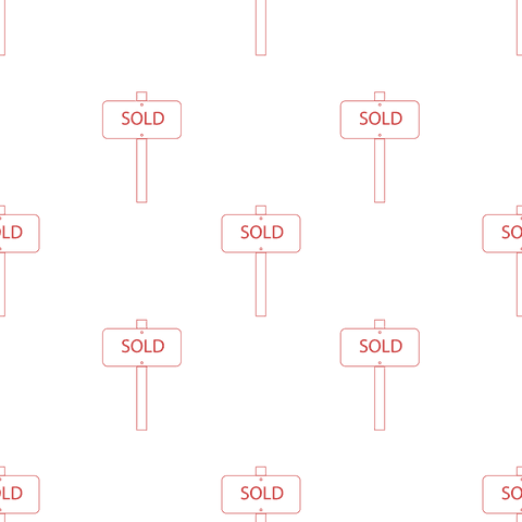 red sold signs pattern on transparent background - Download Free Stock Videos Pikwizard.com