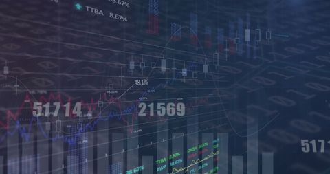 Digital Stock Market Data and Financial Trading Trends - Download Free Stock Images Pikwizard.com