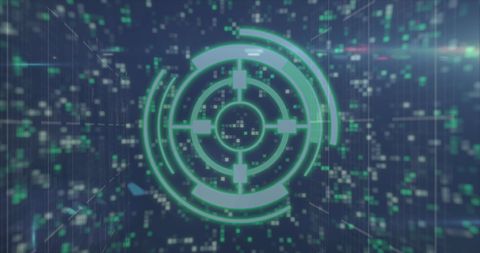 High-Tech Digital Interface with Futuristic Icons and Scanning Visuals - Download Free Stock Images Pikwizard.com