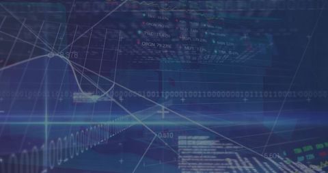Digital Financial Data and Binary Code Overlay Connection - Download Free Stock Images Pikwizard.com