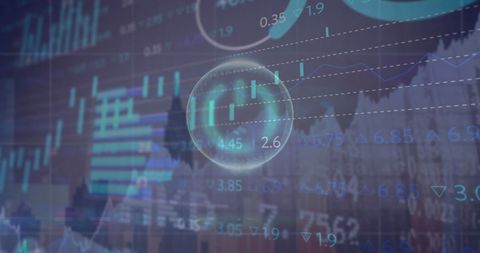 Technological Influence in Stock Market Analysis Concept - Download Free Stock Images Pikwizard.com