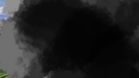 Abstract Cloud Pattern with Hints of Blue and Green