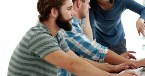 Team Collaboration Among Young Professionals in Modern Office - Download Free Stock Images Pikwizard.com