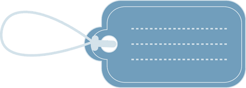Transparent Rectangular Tag for Retail and Shopping - Download Free Stock Videos Pikwizard.com