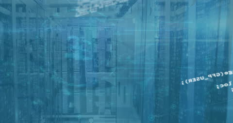 Digital Security Interface Overlaying Modern Data Center