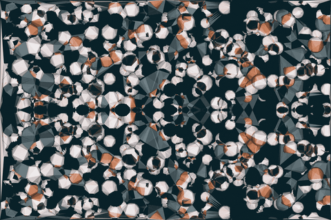 colorful geometric polygonal mosaic on transparent backdrop - Download Free Stock Videos Pikwizard.com