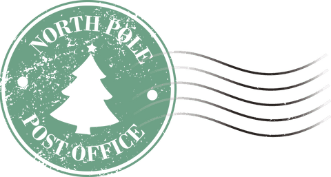 christmas tree stamp from north pole post on transparent background - Download Free Stock Videos Pikwizard.com