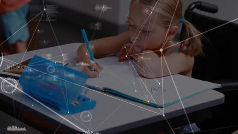 Child Engaging in Study and Technology Analysis