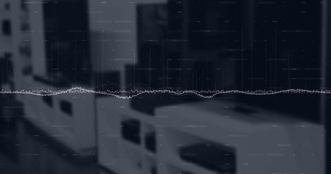 Digital data interface transforming modern office environment