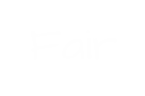 Fair text on transparent background for writing and justice themes