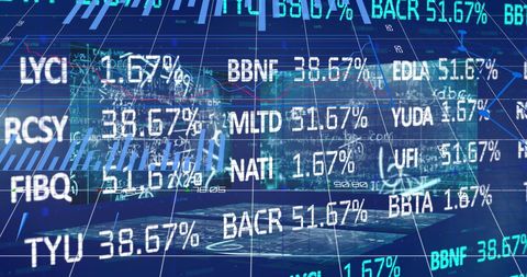 financial data visualization with global market trends - Download Free Stock Images Pikwizard.com