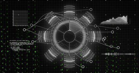 Futuristic Data Visualization Interface With Graphs and Code - Download Free Stock Images Pikwizard.com