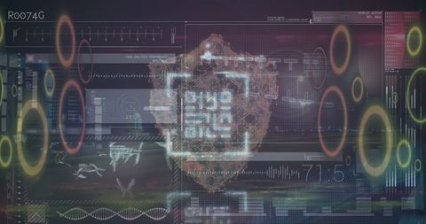 Digital Brain Interface with Data Analytics Overlay - Download Free Stock Images Pikwizard.com