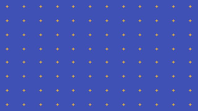 Vibrant Blue Background with Yellow Crosses Pattern - Download Free Stock Videos Pikwizard.com
