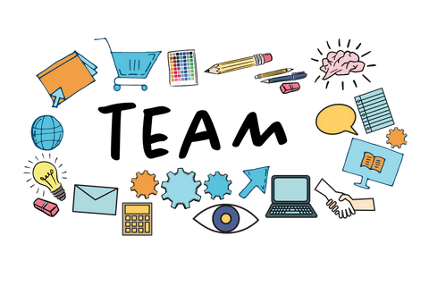 Business Icons Forming Creative Teamwork Layout on Transparent Background - Download Free Stock Videos Pikwizard.com