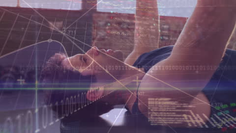 Digital Infographics Overlapping Athletic Training