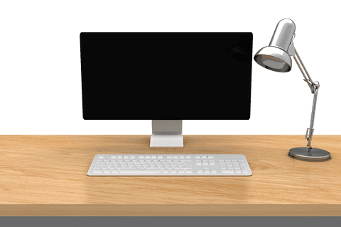office workspace transparent background with computer monitor - Download Free Stock Videos Pikwizard.com