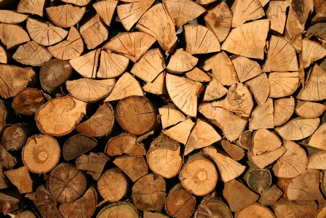 Perfect for use in articles and blogs about sustainable heating solutions, woodworking, and rustic decor. Great as a background for presentations related to forestry, timber industry, or woodworking crafts.
