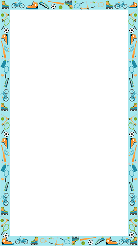 sports-themed frame with vibrant icons on transparent background - Download Free Stock Videos Pikwizard.com