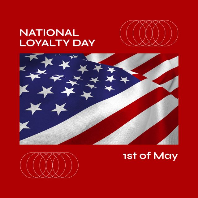 National Loyalty Day with USA Flag Abstract Design - Download Free Stock Templates Pikwizard.com