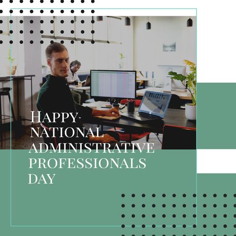 Observing National Administrative Professionals Day in Workspace - Download Free Stock Templates Pikwizard.com