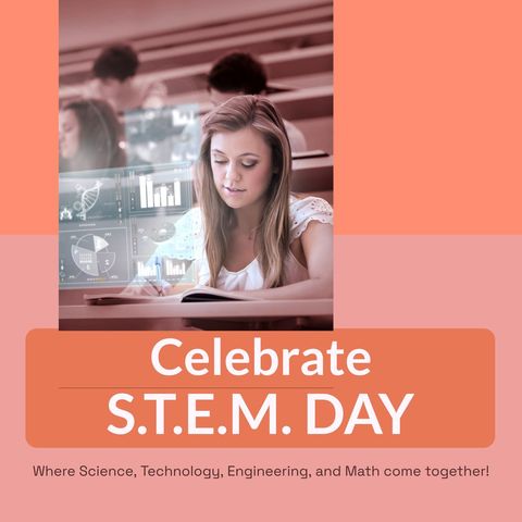 celebrate stem day with focused student in classroom - Download Free Stock Templates Pikwizard.com