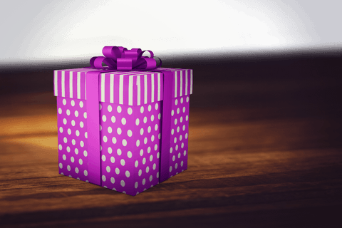 purple gift box with ribbon on transparent background in modern vector art - Download Free Stock Videos Pikwizard.com