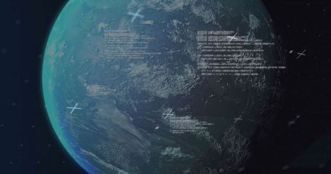 Digital Data Overlay on Global Technology Sphere - Download Free Stock Images Pikwizard.com