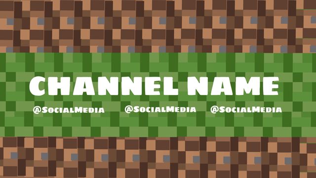 Pixelated Gaming Banner for Social Media Promotion - Download Free Stock Templates Pikwizard.com