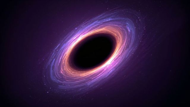 Rotating Black Hole with Vibrant Accretion Disk in Deep Space