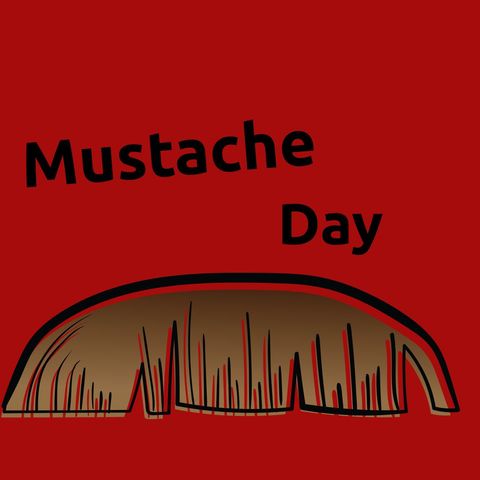 bold mustache illustration celebrating mustache day - Download Free Stock Templates Pikwizard.com