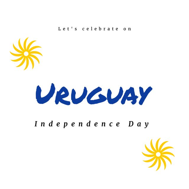 Uruguay Independence Day Celebration Invitation Design - Download Free Stock Templates Pikwizard.com