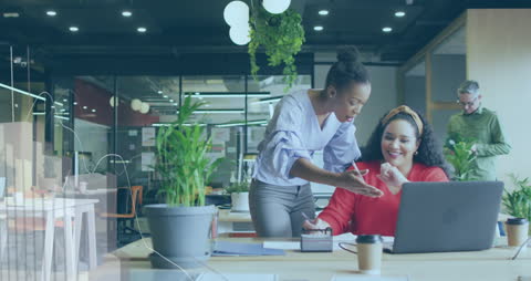 Dynamic Office Collaboration Emphasizing Teamwork and Innovation