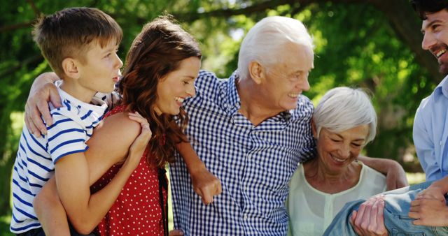 Multigenerational Family Enjoying Time Outdoors Together - Download Free Stock Images Pikwizard.com