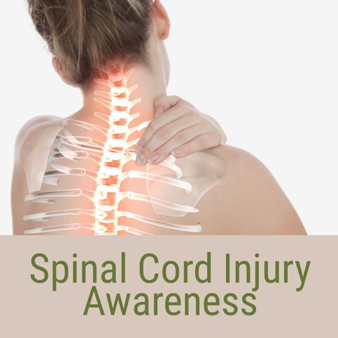 Spinal Cord Injury Awareness with Woman Experiencing Pain - Download Free Stock Templates Pikwizard.com