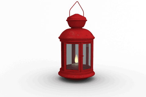 Transparent Red Lantern Glowing with Candlelight Magic - Download Free Stock Videos Pikwizard.com